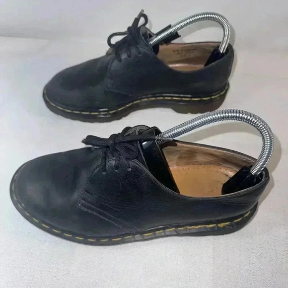 Dr Martens Black AW 1484 Vintage Early‎ 90s Low Top Size 6 Made In England